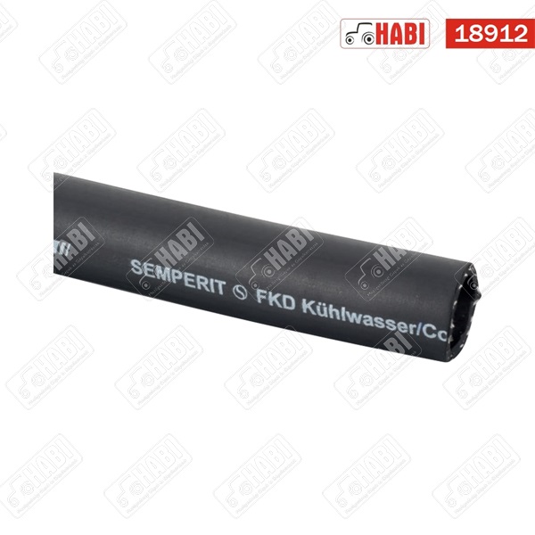 Gumitömlő hűtővíz d=18 mm D=24 mm 6 bar folyóméter "FM"