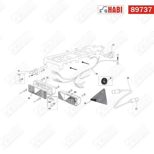 HW-8011 kábelköteg