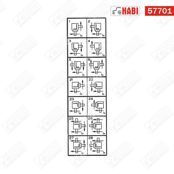 Hajtómű T-304A 1:3 COMER