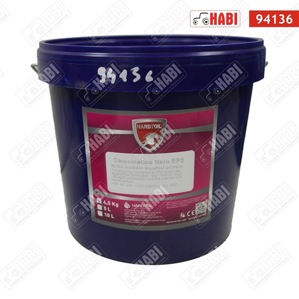 Hardt Oil OMOCINETICO NERO EP2 molibdén-diszulfid kenőzsír 4,5 kg