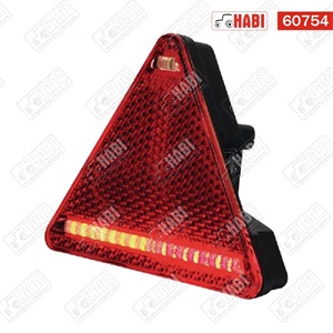 Hátsó lámpa háromszög bal LED 163x144x38,3 mm 12V-24V IP66/68