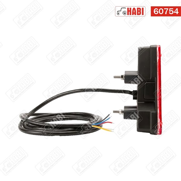 Hátsó lámpa háromszög bal LED 163x144x38,3 mm 12V-24V IP66/68