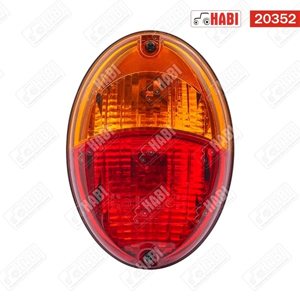 Hátsó lámpa ovális 140x98 mm 12V Hella