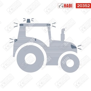 Hátsó lámpa ovális 140x98 mm 12V Hella