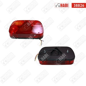 Hátsólámpa bal univerzális 240x140x55 mm 12V/24V