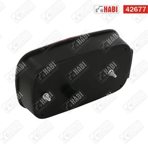 Hátsólámpa jobb rendszám megvilágítással 244x138x52 mm ASPÖCK Multipoint III