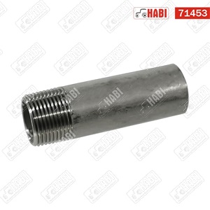 Hegeszthető menetes csővég 1" L=60 mm rozsdamentes acél 316
