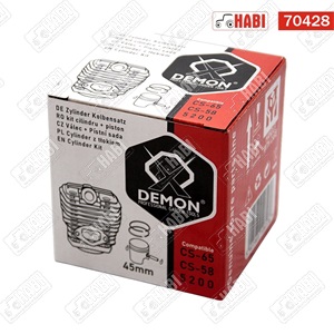 Henger+dugattyyú /cs-65/cs-58/5200 45 mm DEMON