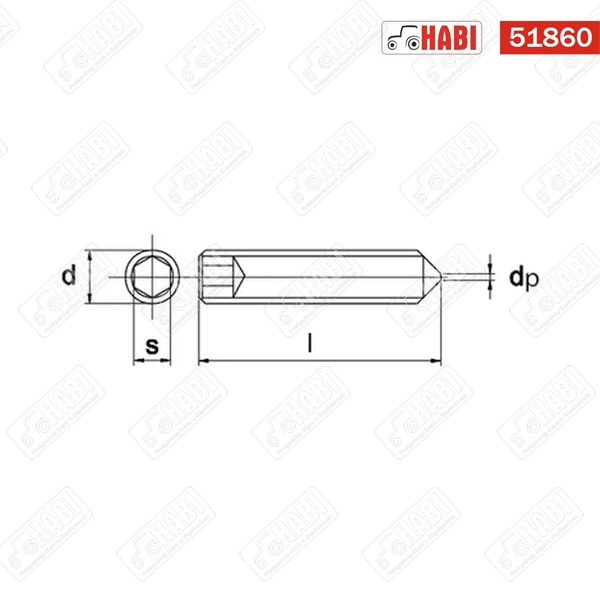 Csavar hernyó csavar M12x30 45H natúr