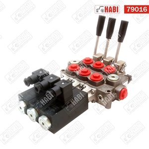 Hidraulika elosztó 3 karos 1/2 60 liter/perc elektromos vezérlésű 12V
