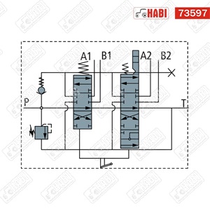 Hidraulika elosztó bowdenes 80 l/perc (1 úszóállás) + joystick (1 gombos) + 2x1500 mm bowden