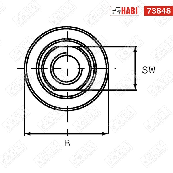 Hidraulika fojtó-visszacsapó szelep 1/2"x1/2" Fluid Press