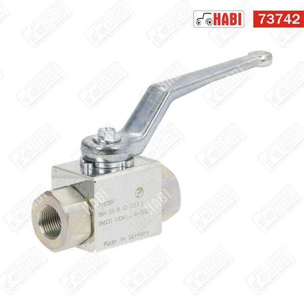 Hidraulika golyóscsap 2-utas 3/8" 500 bar