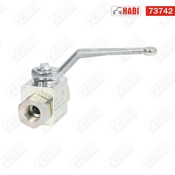 Hidraulika golyóscsap 2-utas 3/8" 500 bar