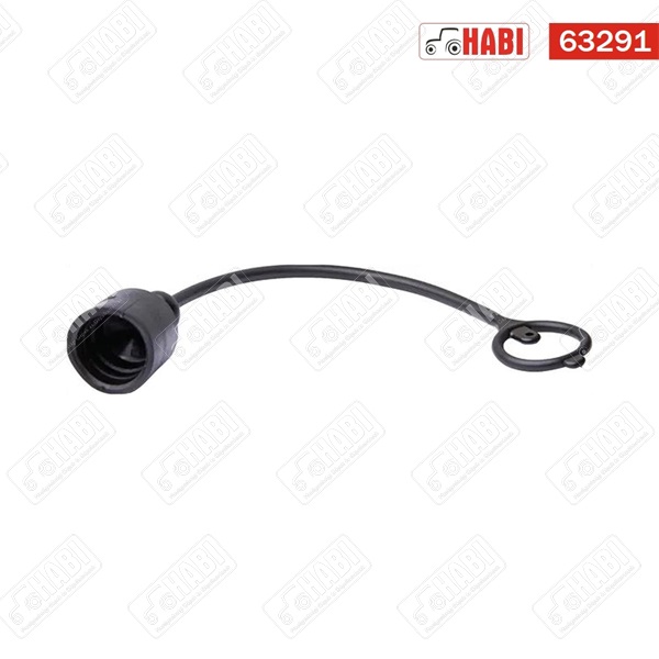 Hidraulika gyorscsatlakozó dugó porvédő sapka fekete