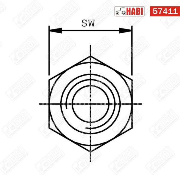 Hidraulika közcsavar 1/4" BSP / M12x1,5 60° Burnett & Hillman