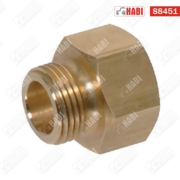 Hidraulika közcsavar BM M14x1,5 - KM 3/8"x18 NPT réz