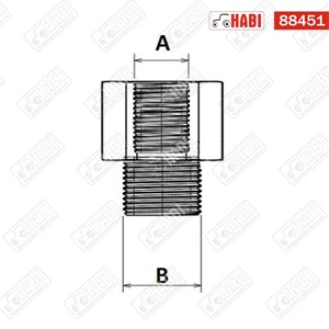 Hidraulika közcsavar BM M14x1,5 - KM 3/8"x18 NPT réz