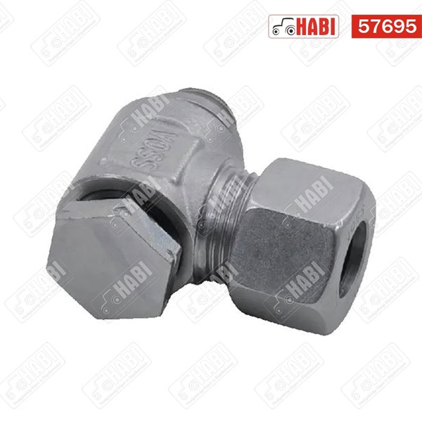 Hidraulika közcsavar M18x1,5 BSP/3/8"-19 BSP 90°-os könyök VOSS