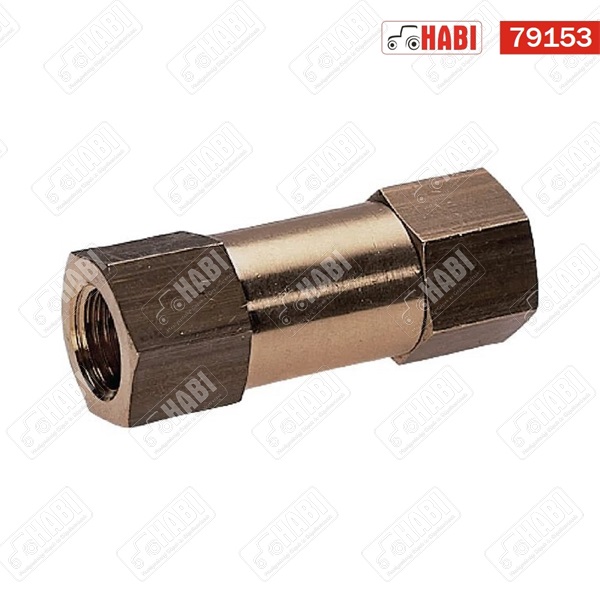 Hidraulika visszacsapó szelep 1/2" 12 bar maximum BB réz