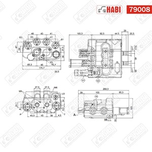 Hidraulika elosztó LS kimenettel  (úszó) 3/4