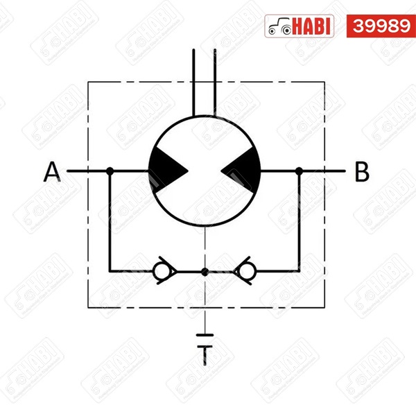 Hidromotor 200 cc / 2 pontos / d=32 mm