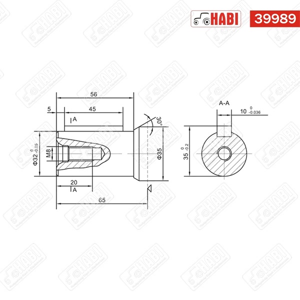 Hidromotor 200 cc / 2 pontos / d=32 mm