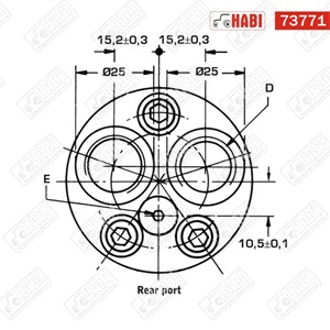 Hidromotor 8 cc /3 pontos/