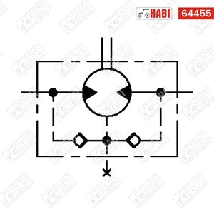Hidromotor OMR 200 cm3/fsz, D=25 mm, A2 WHITE
