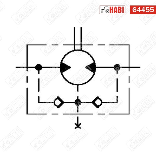 Hidromotor OMR 200 cm3/fsz, D=25 mm, A2 WHITE