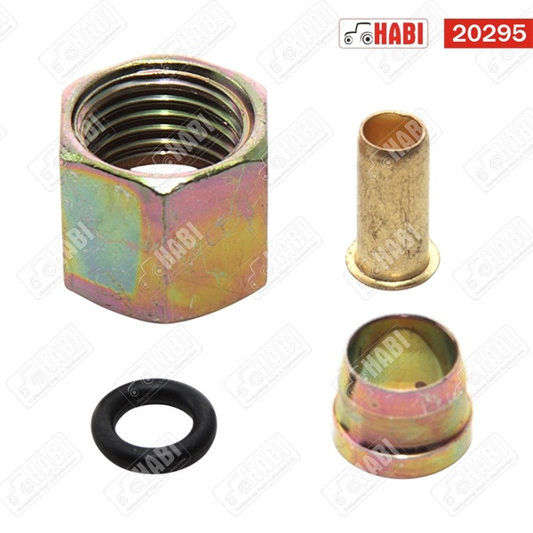 Hollander csatlakozó 6-es műanyag csőhöz, M14 x 1,5