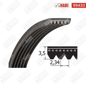 Hosszbordás szíj PJ 1549 Optibelt