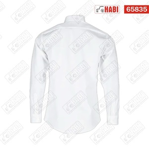 Hosszú ujjú férfi ing, slim fit, fehér 3XL