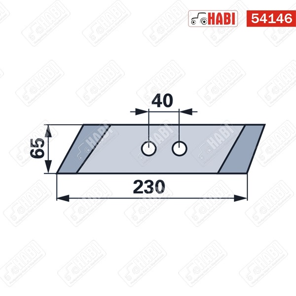 IH / Lajta / Kverneland / Csataszögi orrbetét jobb bóracél