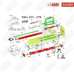 INO ELITE 255 kicsapódásgátló lemez (140 mm széles)