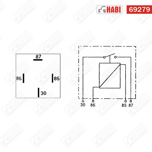 Időrelé 12V 70A  COBO