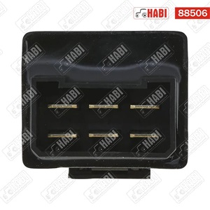 Index relé 12V, elektromos, 2+1+1 (8x 21 W) W, 6 lábas Hella