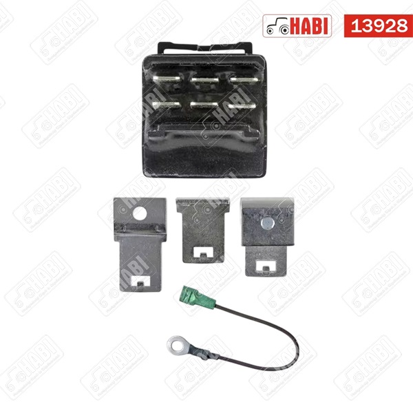 Index relé 12V, elektromos, 2+1+1 (8x 21 W) W, 6 lábas Hella