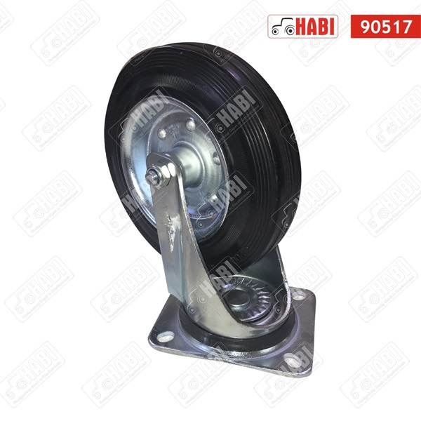 Ipari kerék önbeálló vázzal 200 mm