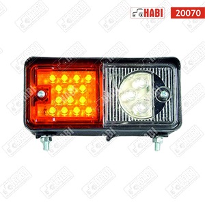 Irányjelző lámpa univerzális jobb LED 155x70x80 mm, 12-24V, IP66/68, WAS