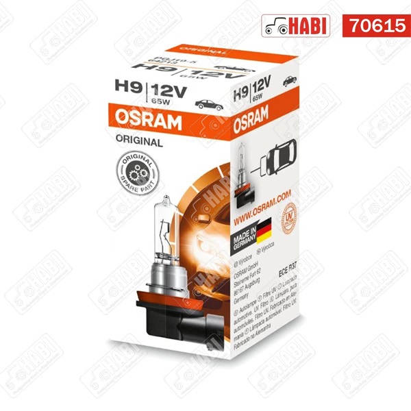 Izzó 12V 65W H9 PGJ 19-5 OSRAM
