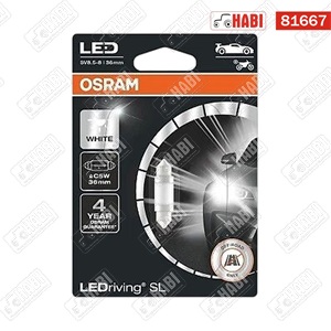 Izzó 12v 0,6w C5W SV8,5-8 OSRAM