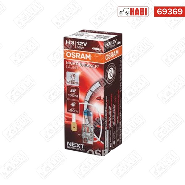 Izzó 12v 55w H3 Osram NBL