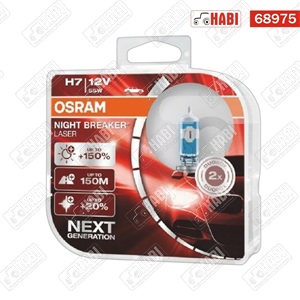 Izzó 12v 55w H7 PX26D - 2 db OSRAM