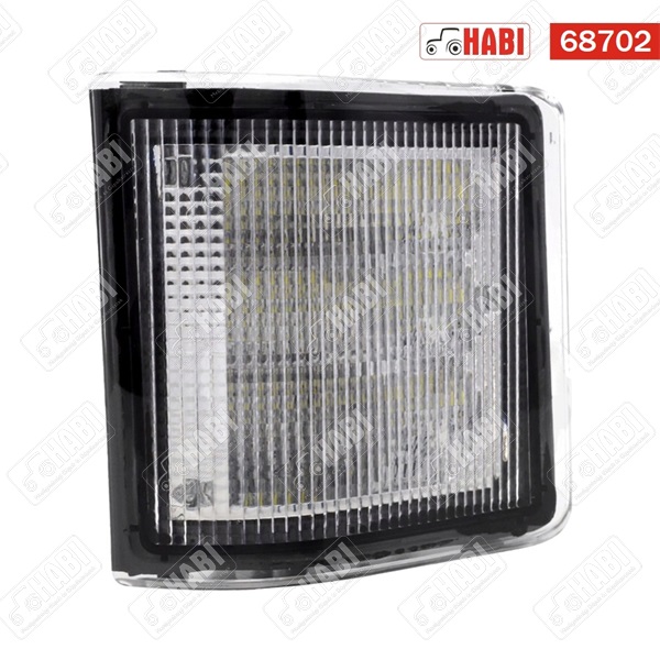 John Deere LED munkalámpa 22W négyzet, 6x 5W OSRAM LED, 2800 Lumen, 12-24 V 112,1x95,8 bal
