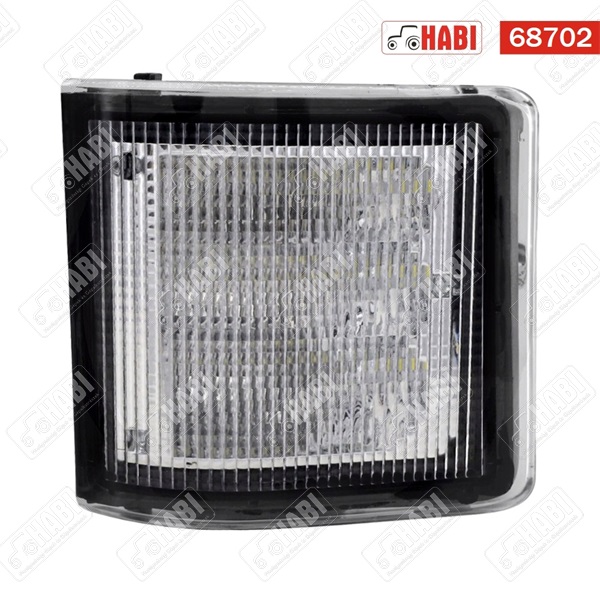 John Deere LED munkalámpa 22W négyzet, 6x 5W OSRAM LED, 2800 Lumen, 12-24 V 112,1x95,8 bal