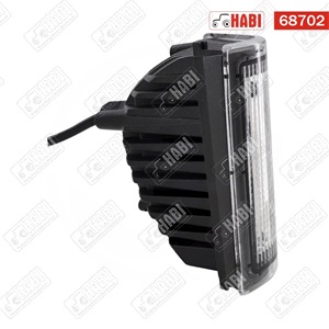 John Deere LED munkalámpa 22W négyzet, 6x 5W OSRAM LED, 2800 Lumen, 12-24 V 112,1x95,8 bal