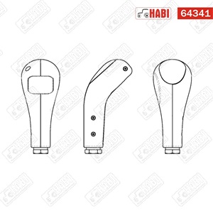 Joystick felső része gomb nélkül INDEMAR