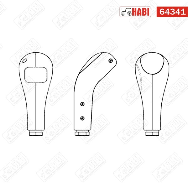 Joystick felső része gomb nélkül INDEMAR