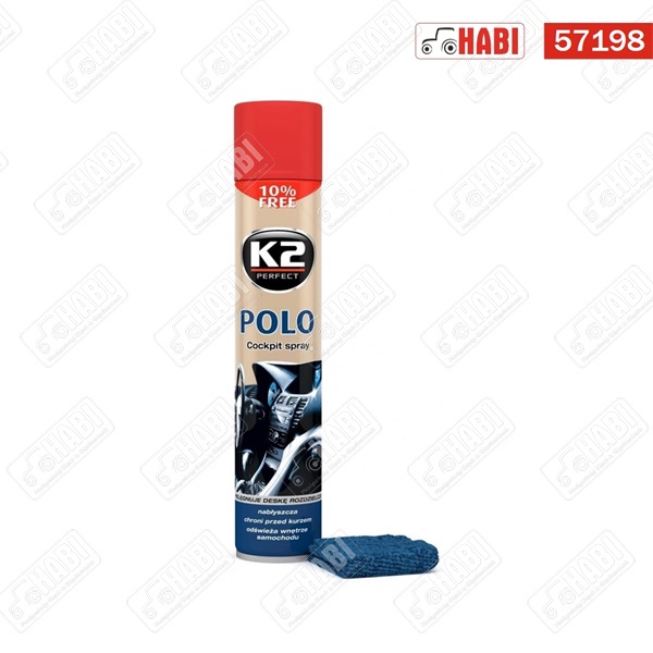 K2 POLO COCKPIT műszerfalápoló eper 750 ml